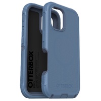OtterBox Defender MagSafe Apple iPhone 16 Case Baby Blue Jeans - (77-95957), DROP 7X Military Standard, Tri-Layer,Port Covers, Silicone Outer Cover