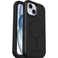 OtterBox Defender MagSafe Apple iPhone 16e  iPhone 15  iPhone 14  iPhone 13 (6.1 ft) Case Black- (77-97534), DROP 7X Military Standard,7 Years Warrant