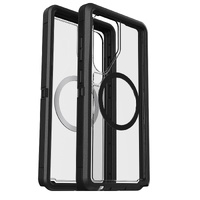 OtterBox Defender XT Clear Magnets Samsung Galaxy S25 5G (6.2 ft) Case Dark Side Clear Black - (77-97580), DROP 7X Military Standard, 7 Years Warranty