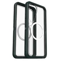 OtterBox Defender XT Clear Magnets Samsung Galaxy S25 5G (6.2 ft) Case Jubilee - Green (77-97870), DROP 7X Military Standard, 7 Years Warranty