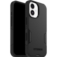 OtterBox Commuter Apple iPhone 17 (6.3 ft) Case Black - (77-98294), DROP 3X Military Standard, Pocket Friendly, Hassle-Free, 7 Years Warranty
