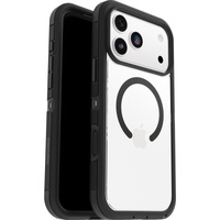 OtterBox Defender XT Pro MagSafe Apple iPhone 17 Pro Max (6.9 ft) Case Dark Side (Clear Black) - (77-98534), DROP 7X Military Standard,7 Years Warrant