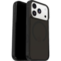 OtterBox Symmetry Clear MagSafe Apple iPhone 17 Pro Black Mist (Clear Black) - (77-98851), DROP 3X Military Standard, Raised Edges, 7 Years Warranty