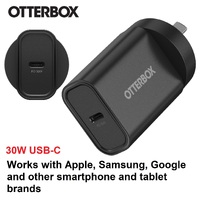 OtterBox 30W USB-C (Type I) PD Fast Wall Charger - Black (78-81351) Compact Drop TestedSafe  Smart ChargingBest for AppleSamsung  USB-C Devices