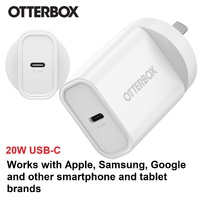 OtterBox 20W USB-C (Type I) PD Fast Wall Charger - White (78-81352), Compact, Drop Tested,Safe  Smart Charging,Best for Apple, 7 Years Warranty