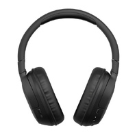 Belkin SoundForm Surround Wireless Over-The-Ear Headphones  USB-C Cable (1.2M)  Audio Cable (3.5mm) (1.2M) - Black (AUD009FQBK), 2 Years Warranty