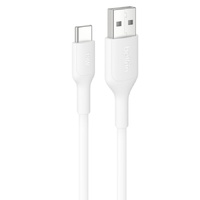 Belkin BoostCharge USB-C to USB-A Cable (1M) - White (CAB021fq1MWH), 15W, 480MBPS, 300K Bends, Apple, Samsung, USB-IF Certified, 2 Years Warranty