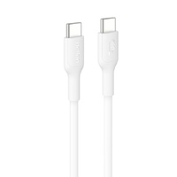 Belkin BoostCharge USB-C to USB-C Cable (1M) - White (CAB023fq1MWH), 60W, 480MBPS, 300K Bends, Apple, iPhone, USB-IF Certified, 2 Years Warranty