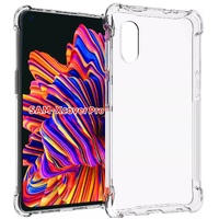 Generic Samsung Galaxy XCover Pro Jelly Clear Case - Flexible  Lightweight, TPU Frame, High Quality, Shock Absorbing,Raised Edges, Perfect Compatible