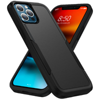 Phonix Apple iPhone 13 Pro Max Armor Light Case Black - Military-Grade Drop Protection Enhanced Camera  Screen Protection