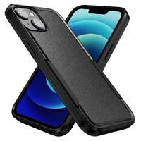Phonix Apple iPhone 14 Plus Armor Light Case Black - Military-Grade Drop Protection Enhanced Camera  Screen Protection