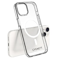 Cygnett AeroMag Apple iPhone 14 Clear Protective Case - (CY4173CPAEG), Slim, Raised Edges, TPU Frame, Hard-Shell Back, Magsafe Compatible