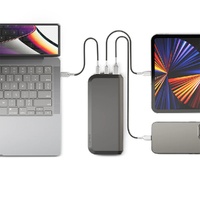 Cygnett ChargeUp Pro Series 20K mAh Laptop Power Bank - Black (CY4130PBCHE), 1xUSB-C 65W, 1x USB-C 18W, 1xUSB-A 18W, Total 65W,USB-C Cable,Triple Port
