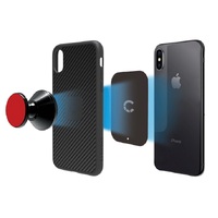 Cygnett MagMount Plus Car Dash and Window Phone Magnetic Mount - Black(CY2378ACDAS), 360° Adjustable, Quickly & Securely, Adhesive Mount