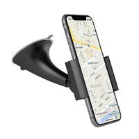 Cygnett DashView Vice Universal In-Car Windscreen Mount - Black (CY1738UNVIC), Secure & Adjustable Cradle, Compatible with Units between 55-86mm Wide