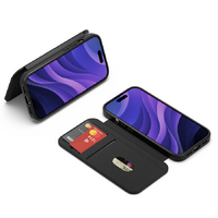 Cygnett MagWallet Apple iPhone 16 (6.1 ft) Case - Black (CY5020MAGWT), 360 degree Protection, Multi-Angle, 3x Card Slots, MagSafe,4FT DropProof