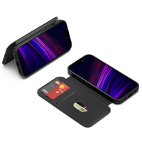 Cygnett MagWallet Apple iPhone 16 Pro Max (6.9 ft)Case-Black(CY5023MAGWT)360 degree Protection,Multi-Angle,3xCard Slots,MagSafe,4FT DropProof,2 Years 