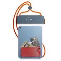 Cygnett AquaGuard Universal Waterproof Tablet Pouch - (CY4411CYWPP) Dust  Sand Protection,Fits Tablet up to 11 ft,Adjustable lanyard, 2 Years Warranty