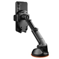 Cygnett EasyMount Car Window Holder Extendable Arm - (CY4624WLCCH), Secure Adjustable Phone Cradle,Quick Phone Release Button,Use in Window or on Dash