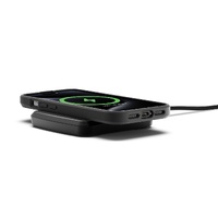 Cygnett ChargeBase 15W Wireless Phone Charger-Black(CY4652PPWIR) Compact,Raised Charging Platform,1M USB-C Cable,Supports Wireless,2 Years Warrant