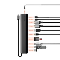 Cygnett UniteRiser 12-in-1 USB-C Multiport Hub Adapter-(CY5148HUB12)4x USB-A, 2xUSB-C (100W PD 3.0), 2xHDMI(60Hz 30Hz),1x SD 1xMicroSD,2Years Warranty