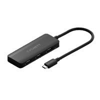 Cygnett Unite 3-in-1 USB-C to Triple HDMI Hub- Black(CY5392CYHUB),2x4k(60HZ),3x4k(30Hz),Supports MST Mode,ABS Outershell, 15cm cable,2 Year Warranty