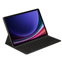 Samsung Galaxy Tab S9 Book Cover Keyboard Slim Black - Slim and lightweight, Wireless Sharing, AI Key