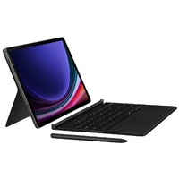 Samsung Galaxy Tab S10 FE   Tab S9   S9 FE Book Cover Keyboard Black - Magnetic, Effortless Comes In 150 degree, Wireless Sharing, AI Key,1 Year Warra
