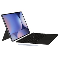 Samsung Galaxy Tab S10 Ultra   Tab S9 Ultra Book Cover Keyboard Black - Magnetic, Effortless Comes In 150 degree, Wireless Sharing, AI Key, 1 Year War