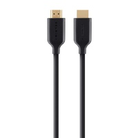Belkin High Speed HDMI Cable With Ethernet 4K Ultra HD Compatible (2M) - Black (F3Y021bt2M), 120Hz, 10.2Gbps Bandwidth, 2 Years Warranty