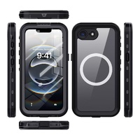 USP Apple iPhone 16e 5G (6.1 ft) WaterProof Case Black - DROP Military Standard, Waterproof, Shockproof, Dustproof, Touch Sensitivity, Lightweight