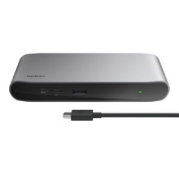 Belkin Connect Thunderbolt 4 5-in-1 Core Hub - Space Grey(INC013AUSGY) Dual Display40 Gbps 96W Power DeliveryThunderbolt 4 Docking Station 2YR