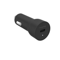 Mophie Car Charger - Accelerated Charging for USB-C Devices - Black (409903508), 18W Fast Car Charger, Solid Construction