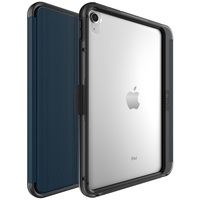 OtterBox Symmetry Folio Apple iPad (10.9 inch) (10th Gen) Case Coastal Evening (Clear Blue) - (77-89965) Multi-Position Stand Pencil Holder Ultra-Slim