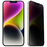 OtterBox Amplify Glass Privacy Apple iPhone 14 Plus / iPhone 13 Pro Max Screen Protector - (77-88988), Antimicrobial,5X Anti-Scratch,Survive 6ft Drops
