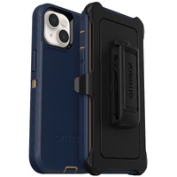 OtterBox Defender Apple iPhone 14 Plus Case Blue Suede Shoes - (77-88367) DROP 4X Military StandardMulti-LayerIncluded HolsterRaised EdgesRugged