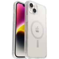OtterBox Symmetry Clear MagSafe Apple iPhone 14 Plus Case Clear - (77-89170) Antimicrobial DROP 3X Military Standard Raised Edges Ultra-Sleek
