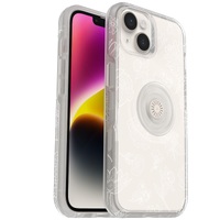 OtterBox Otter  Pop Symmetry Clear Apple iPhone 14   iPhone 13 Case Flower Of The Month (Clear) - (77-89714)AntimicrobialDROP 3X Military Standard