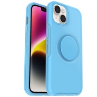 OtterBox Otter  Pop Symmetry Apple iPhone 14   iPhone 13 Case You Cyan This? (Blue) - (77-89708) Antimicrobial DROP 3X Military Standard