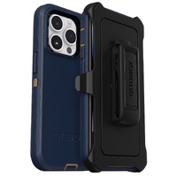 OtterBox Defender Apple iPhone 14 Pro Case Blue Suede Shoes - (77-88384) DROP 4X Military Standard Multi-LayerIncluded HolsterRaised EdgesRugged