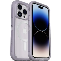 OtterBox Defender XT Clear MagSafe Apple iPhone 14 Pro Case Lavender Sky (Purple) - (77-90068) DROP 5X Military Standard Multi-Layer Raised Edges