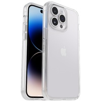 OtterBox Symmetry Clear Apple iPhone 14 Pro Max Case Clear - (77-88643) Antimicrobial DROP 3X Military Standard Raised Edges Ultra-Sleek