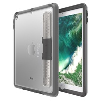 OtterBox UnlimitEd Apple iPad (9.7 inch) (6th 5th Gen) Case Slate Grey - (77-59037) Integrated Stand Adjusts Built-in Screen Protector Slim Case