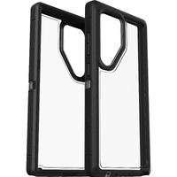 OtterBox Defender XT Clear Samsung Galaxy S24 Ultra 5G (6.8 inch) Case Clear Black - (77-94727)DROP 5X Military Standard Port cover block dust and dir