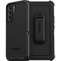 OtterBox Defender Samsung Galaxy S22 5G (6.6 inch) Case Black - (77-86361) DROP 4X Military Standard Multi-Layer Included HolsterRaised EdgesRugged