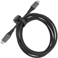 OtterBox USB-C to USB-C Fast Charge Premium Pro Cable (2M) - Black (78-80888) 60W30K BendSamsung GalaxyApple iPhoneiPadMacBookGoogleOPPONokia