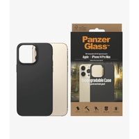 PanzerGlass Apple iPhone 14 Pro Max Biodegradable Case - Black (0420) Military Grade Standard Wireless charging compatible Scratch Resistant 2YR