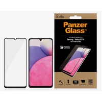 PanzerGlass Samsung Galaxy A33 5G (6.4') Screen Protector Edge-to-Edge - Black (7291), Scratch & Shock Resistant, Gold Strength, 2YR