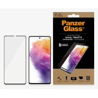 PanzerGlass Samsung Galaxy A73 5G Screen Protector - (7308), Black, Scratch Resistant, Shock Absorbing, Edge-to-Edge, 100 % Touch, Case Friendly