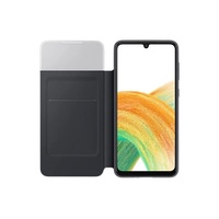 Samsung Galaxy A33 5G (6.4') Smart S View Wallet Cover - Black (EF-EA336PBEGWW), Keep it handy, slender yet sturdy design, Protects from front to back